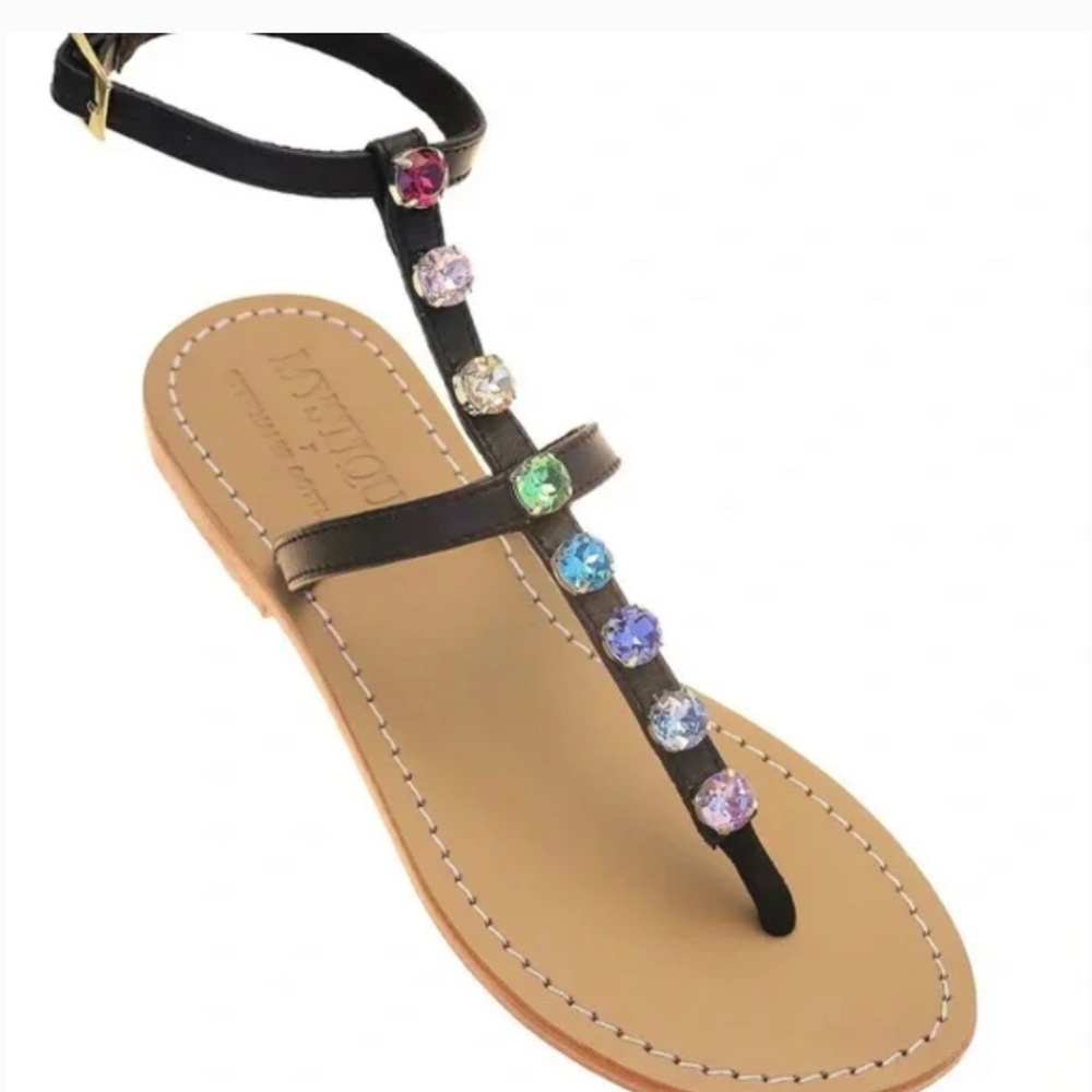 Mystique X Stephanie Gottlieb - Black Multicolored Stones size 7